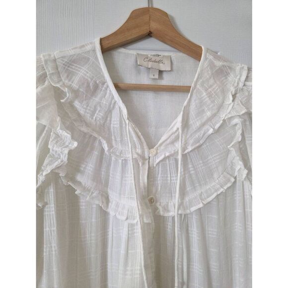 Cleobella Aliza Ankle Dress White S  $271 (No belt) - Picture 6 of 12